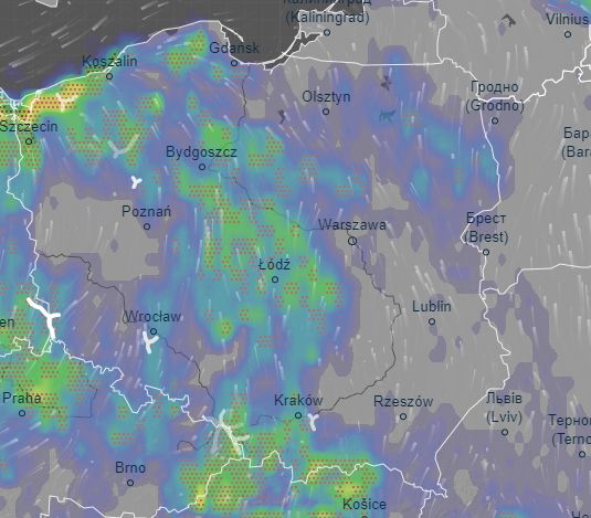 Zapowiadane burze w niedzielę 19 maja