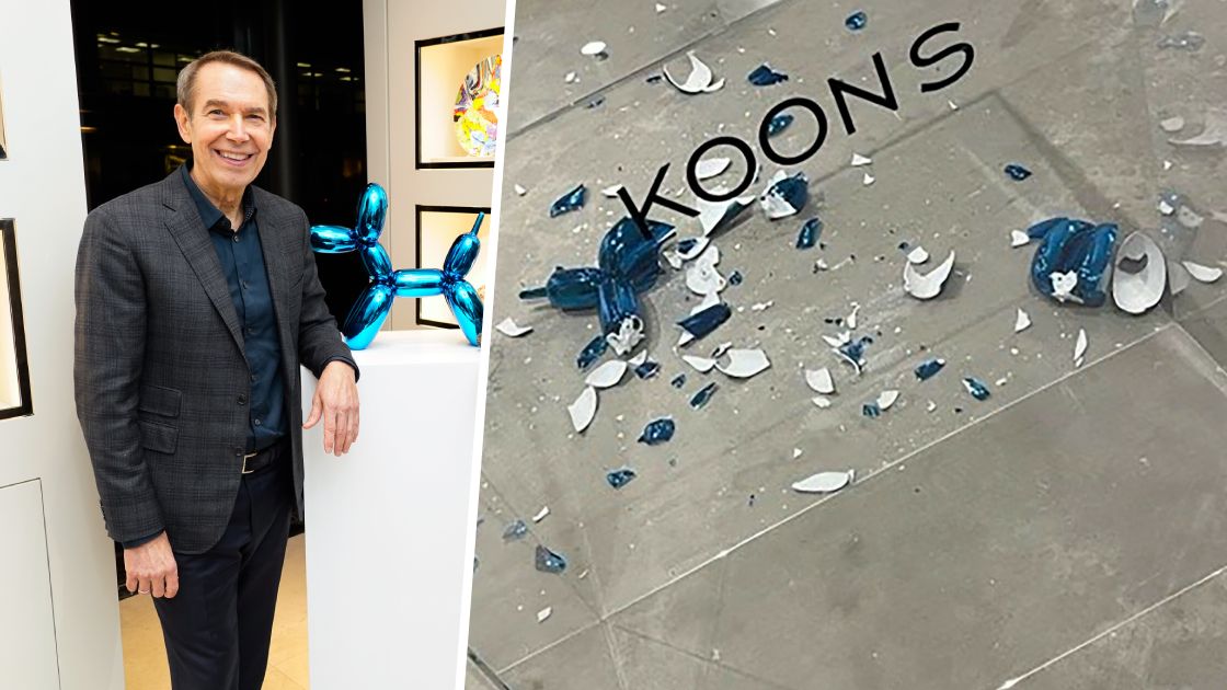 Zniszczone dzieło sztuki Jeffa Koonsa kosztowało 42 tys. dol.