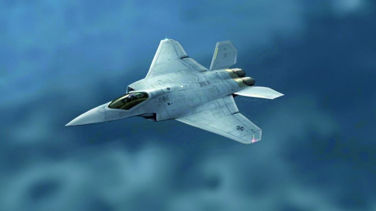 Europejski myśliwiec przyszłości FCAS - wizualizacja