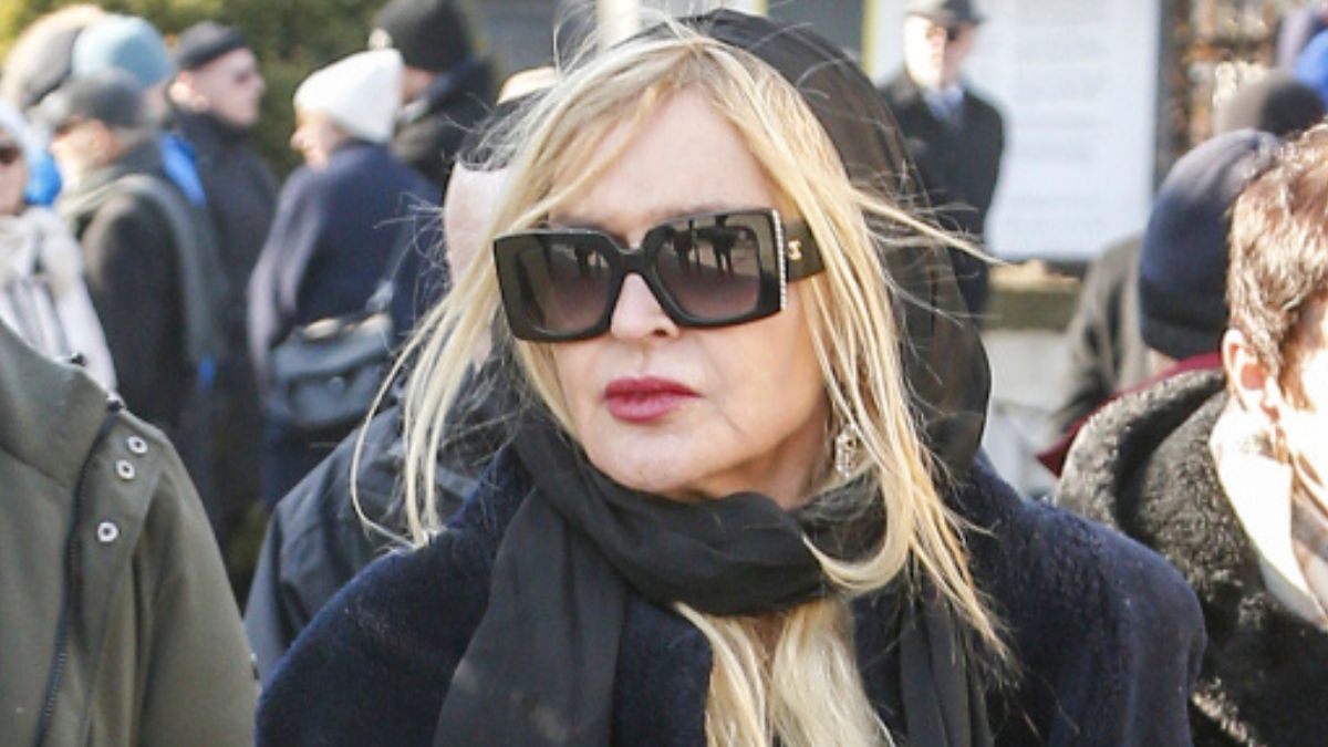 Monika Olejnik na pogrzebie Mariana Turskiego