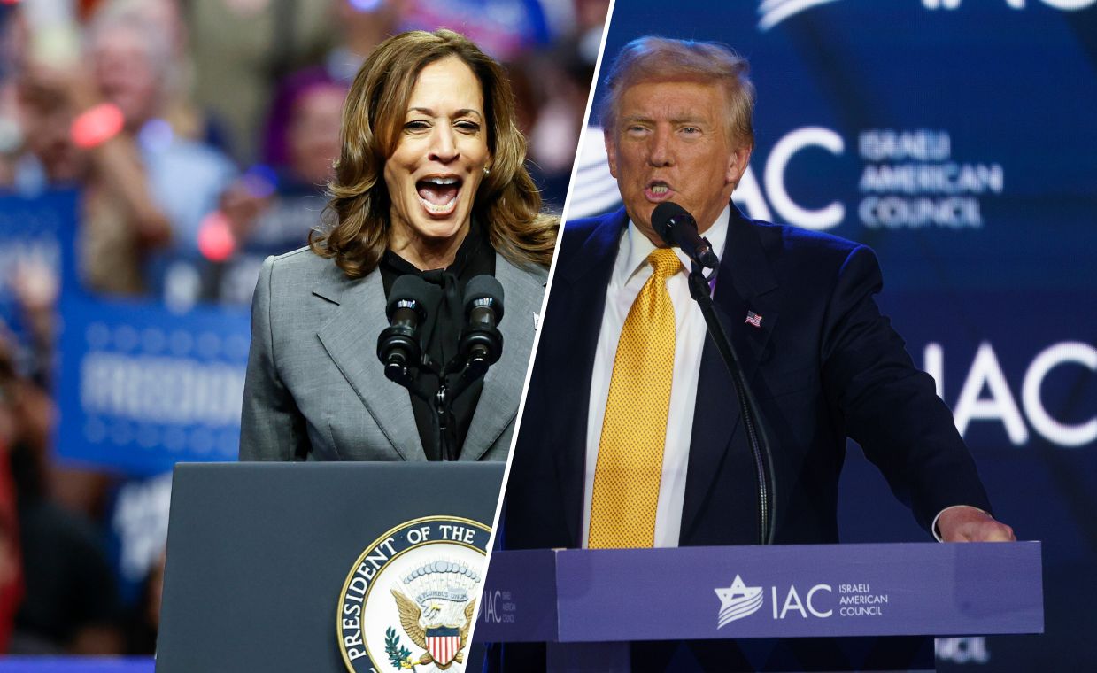 Harris takes 5-point lead over Trump in latest poll