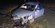 Kierowca chciał uniknąć zderzenia z sarną