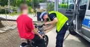 Poznań: 14-latek bez uprawnień jechał motocyklem po przejściu dla pieszych