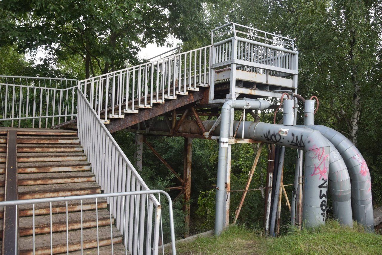 Kładka w Rybniku-Boguszowicach od 20 czerwca jest wyłączona z użytkowania