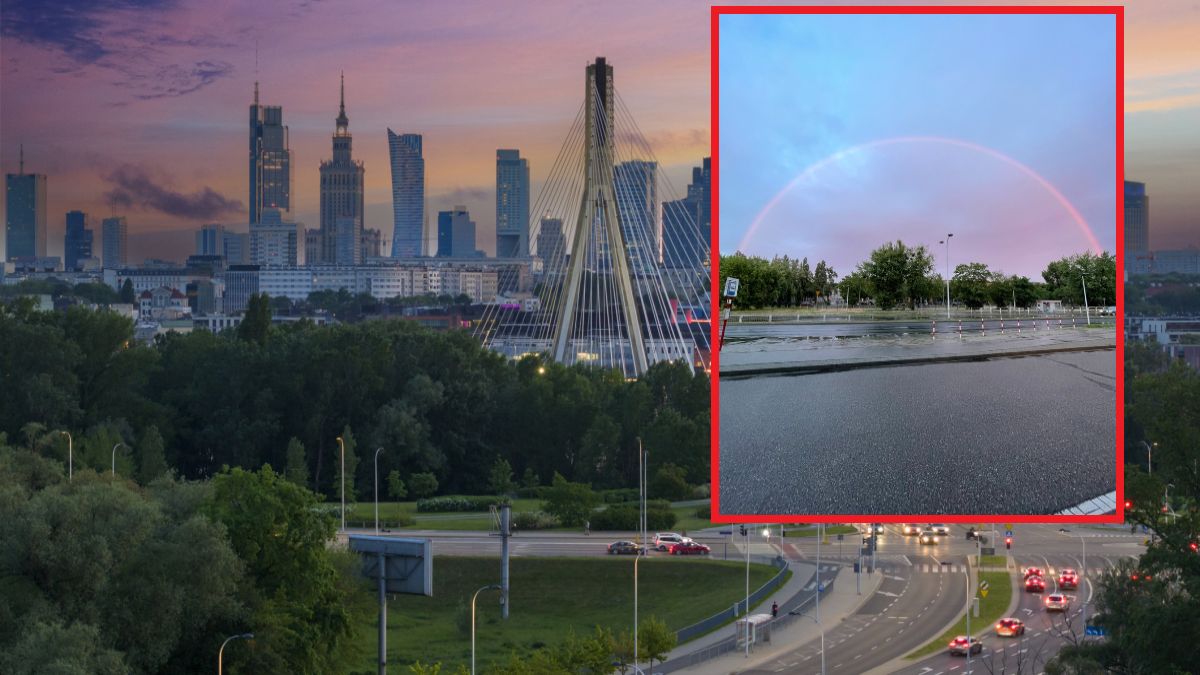 Niezwykły widok w Warszawie