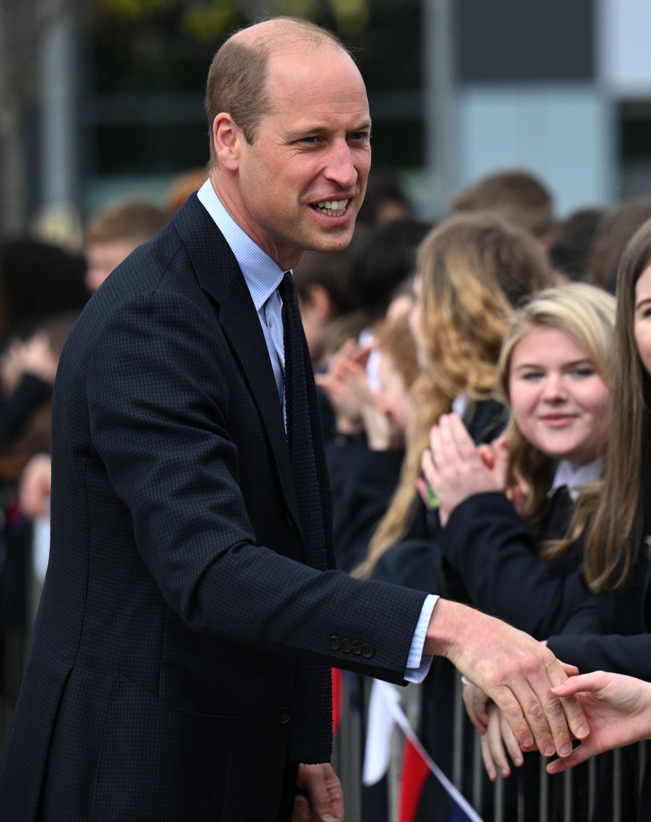 Prince William returned to his duties.