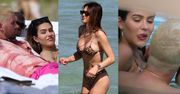 Scott Disick w nowej fryzurze i 19-letnia Amelia Hamlin spędzają dzień na plaży (ZDJĘCIA)