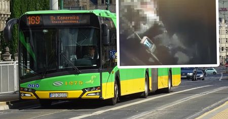 Brutalne pobicie kierowcy autobusu. Nagranie z Poznania