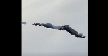 Dron uchwycił je w Chinach. Wideo nagrał jeden z pasterzy