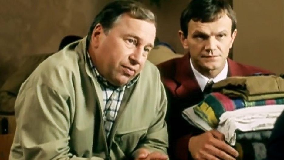 Jerzy Stuhr i Cezary Pazura w "Kilerze"