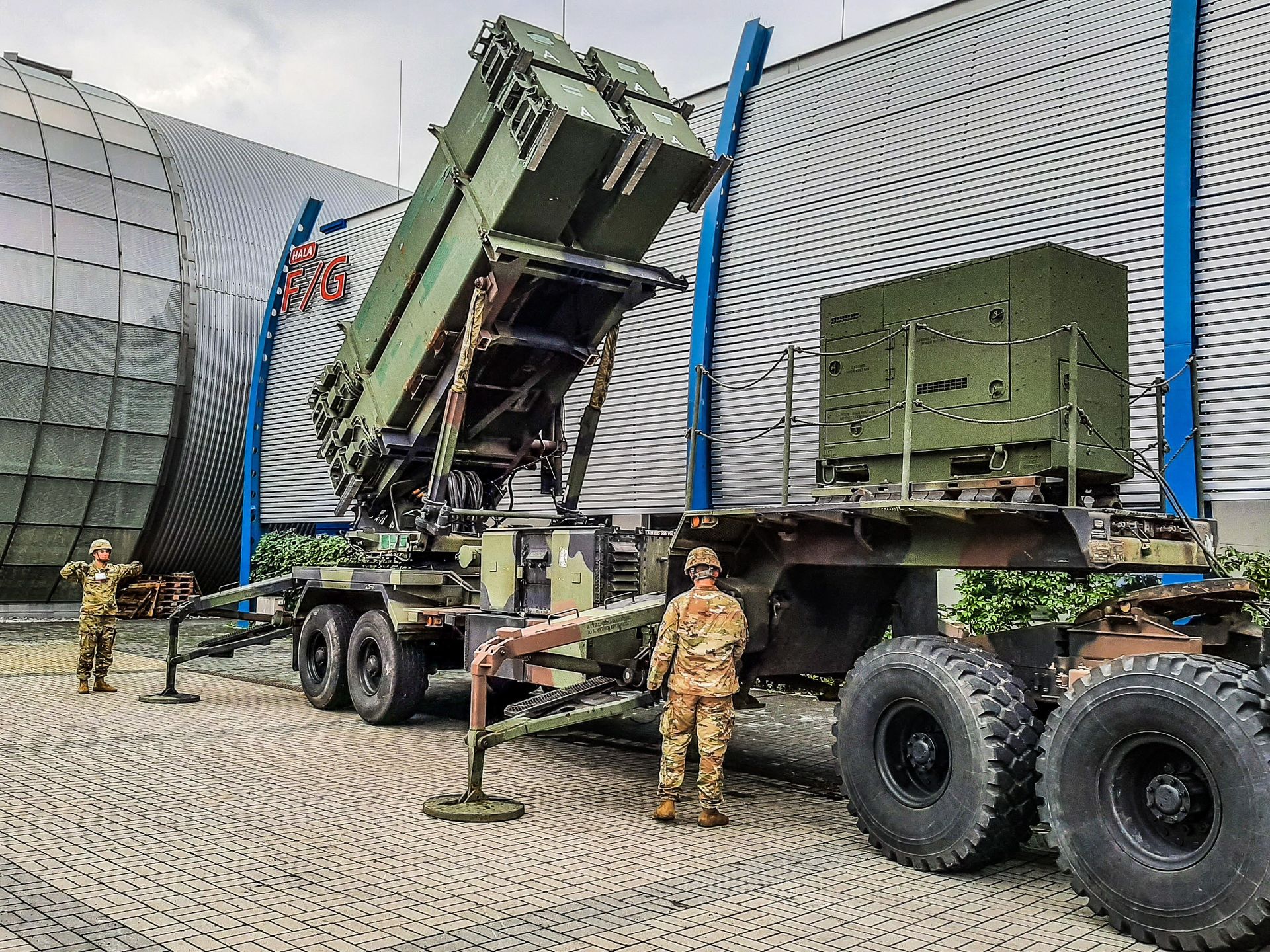 Wyrzutnia Patriot prezentowana podczas MSPO Kielce w 2020 r.
