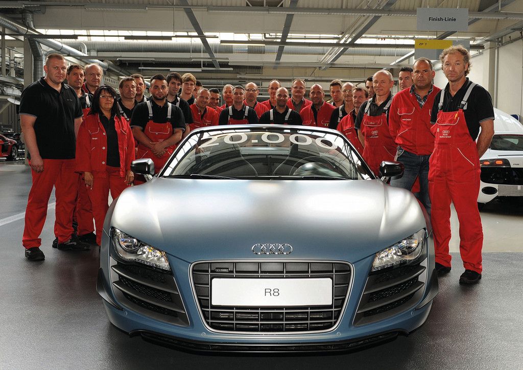 Jubileuszowe Audi R8 - 20 tysięcy egzemplarzy znalazło już właścicieli!