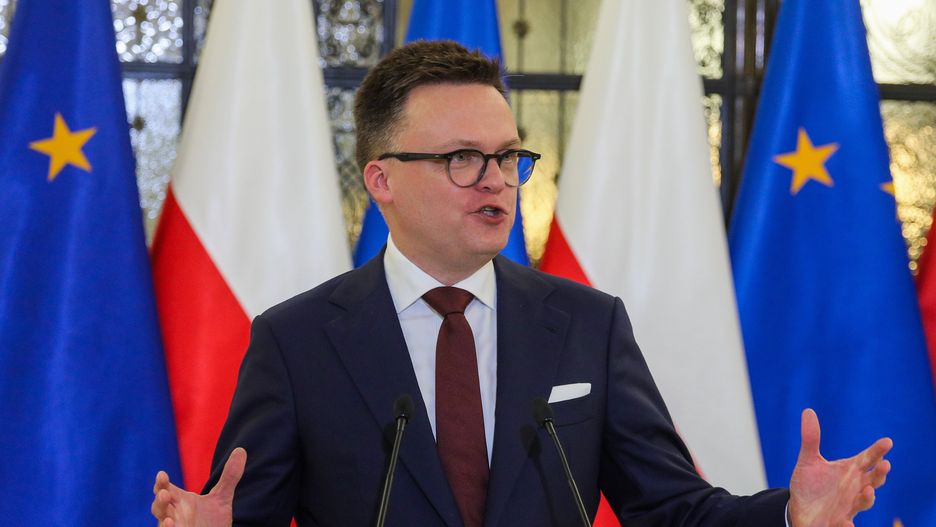 Marszałek Sejmu Szymon Hołownia