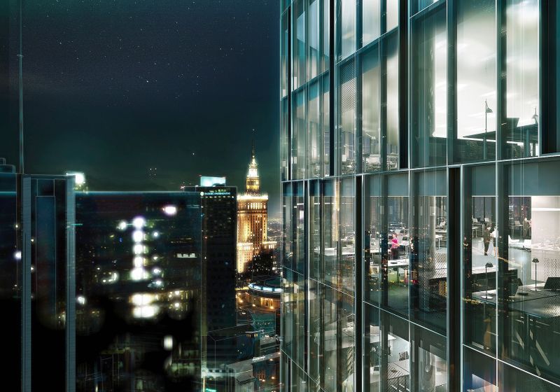 Przezroczysty biurowiec nową architektoniczną wizytówką Warszawy? 2