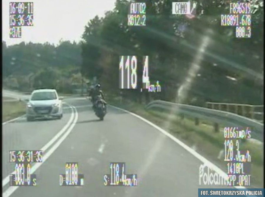 Z regionu: Brawurowi motocykliści zatrzymani
