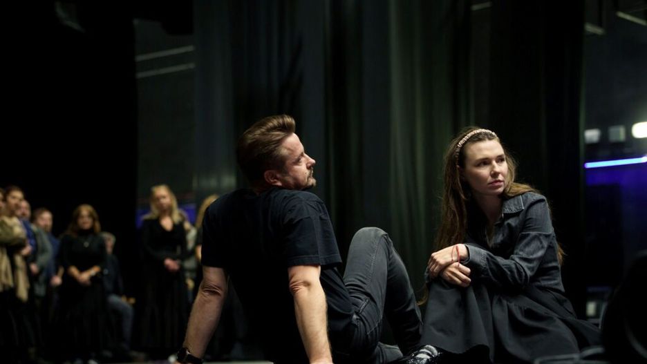 Paweł Skałuba (Jontek) i Aleksandra Łaska (Halka)podczas próby © materiały prasowe Opery Lubelskiej
