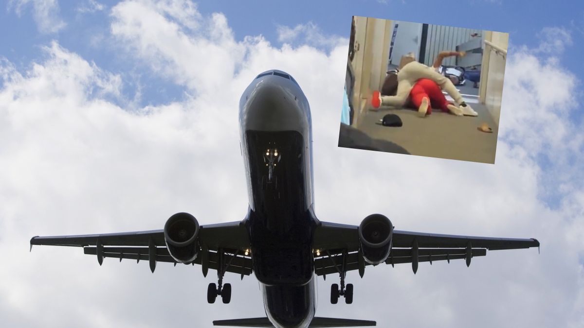 Dantejskie sceny na lotnisku