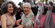Wyluzowane Helen Mirren i Andie MacDowell TAŃCZĄ na czerwonym dywanie w Cannes (ZDJĘCIA)