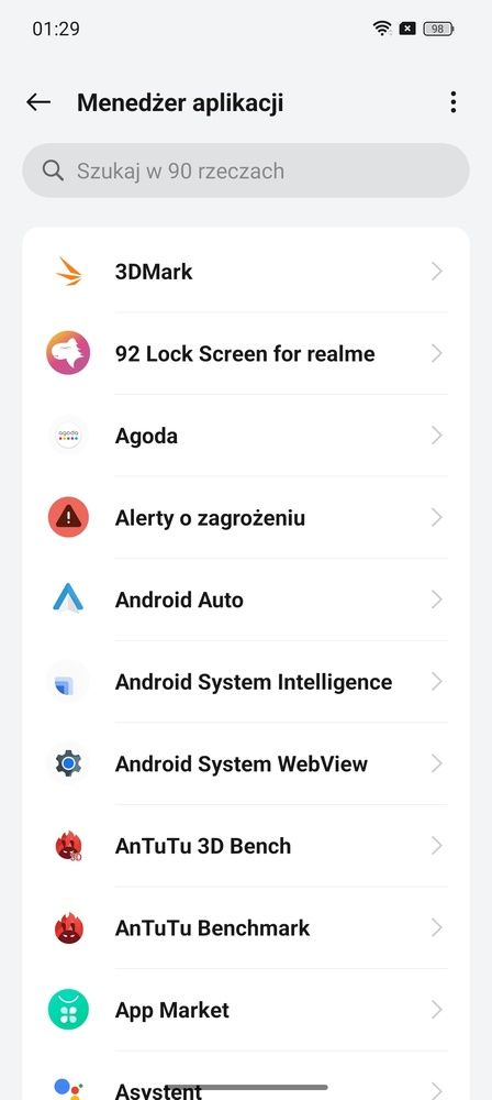 Menedżer aplikacji