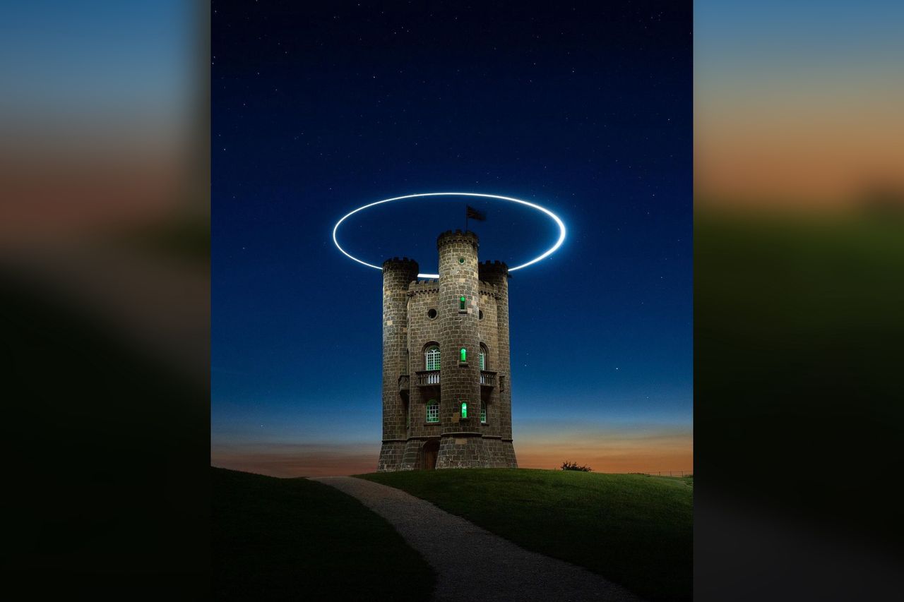 Wieża z "aureolą". Miłośnik dronów zrobił niesamowite zdjęcia