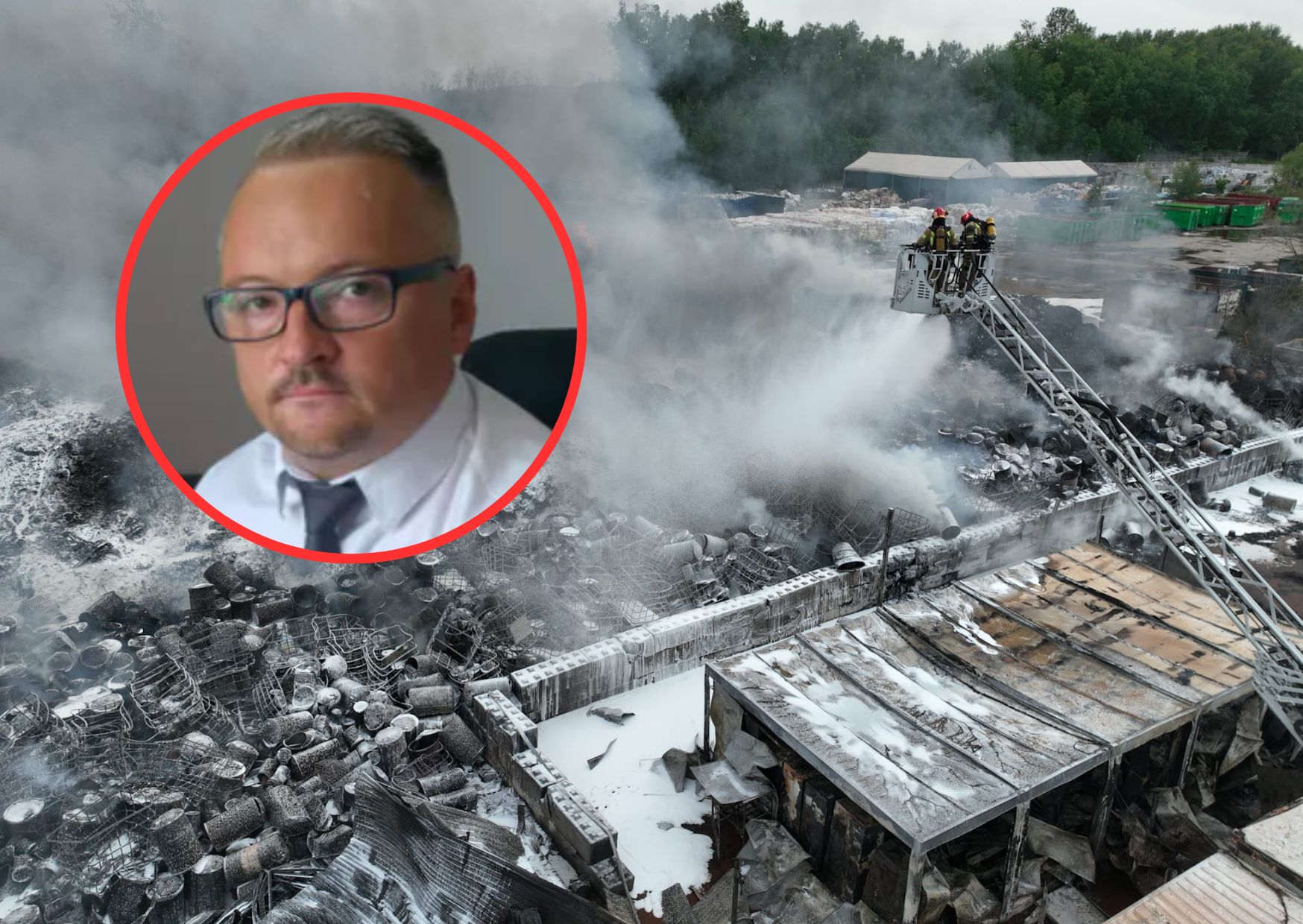 Pożar składowiska odpadów w Siemianowicach Śląskich. Były policjant: Potrzeba radykalnych dzialań