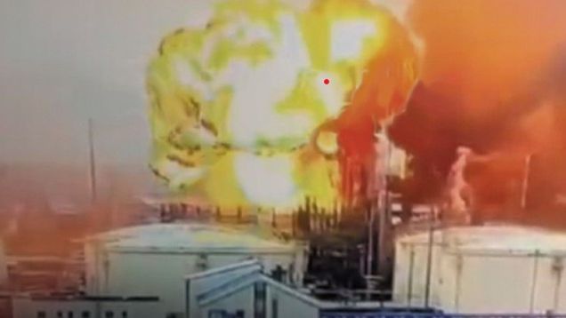 Atak Ukrainy na terminal gazowy w Ust-Łudze