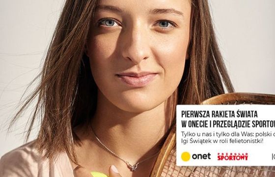 Iga Świątek z felietonami w „Przeglądzie Sportowym” i Onet Sport
