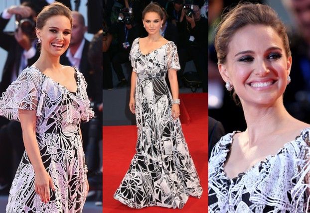 Elegancka Natalie Portman na czerwonym dywanie w Wenecji (ZDJĘCIA)