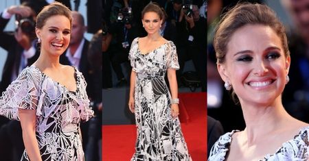 Elegancka Natalie Portman na czerwonym dywanie w Wenecji (ZDJĘCIA)