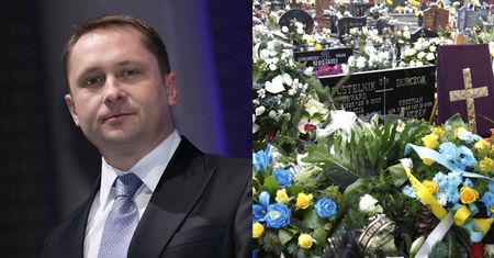 Pogrzeb Kamila Durczoka. Padał deszcz i grała orkiestra górnicza... (ZDJĘCIA)
