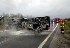 Leżajsk. Pożar cysterny z olejem. Jedna osoba nie żyje