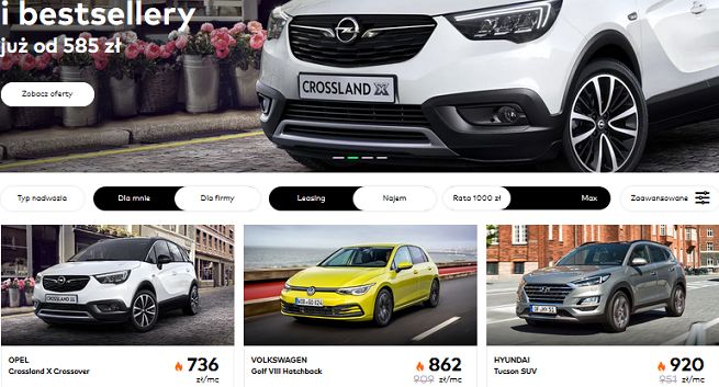 OLX przejął platformę Carsmile z leasingiem i najmem samochodów