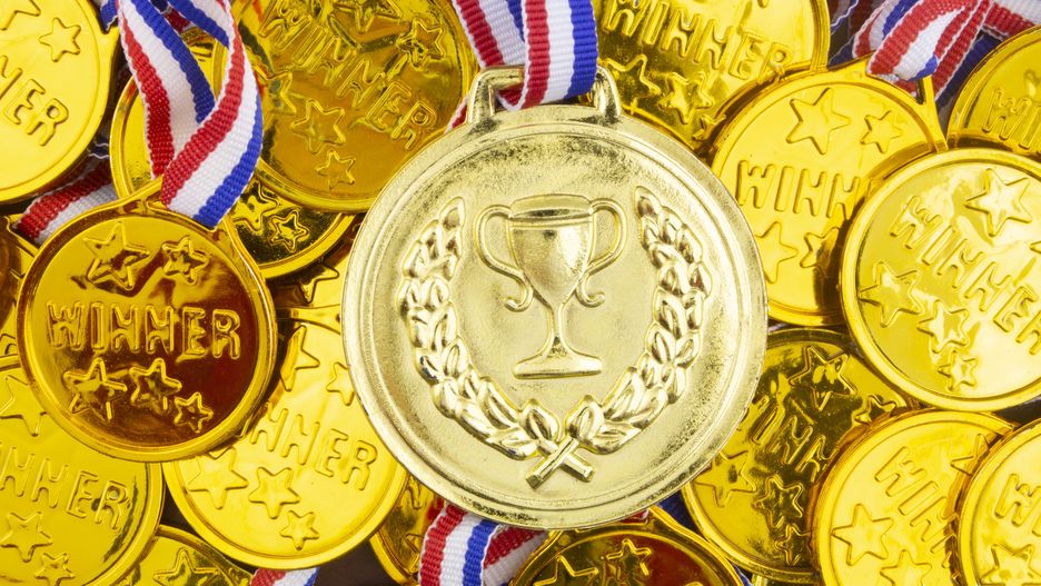 gold, medal, win, winner, success, ribbon, many, golden, champion, background, award, 1st, athletics, championship, closeup, concept, first, green, lot, luck, metallic, number, place, progress, red, round, sign, sport, star, successful, white, yellow