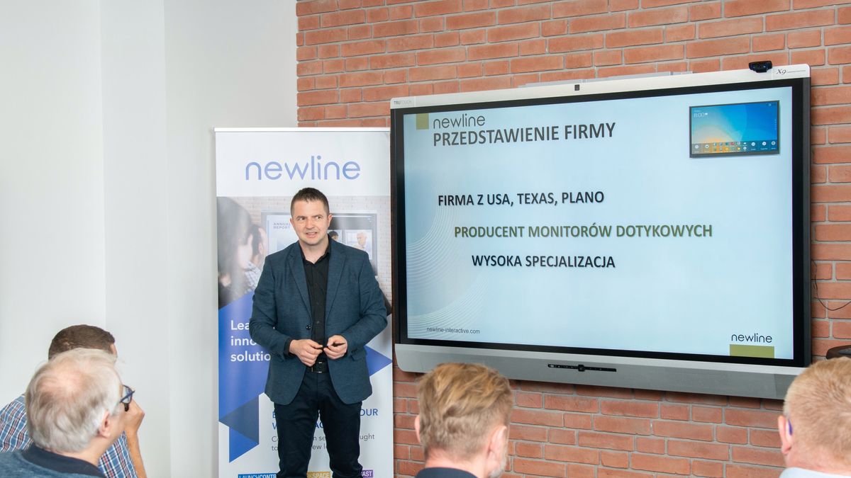Newline z propozycja monitorów interaktywnych, fot. materiały prasowe Newline.