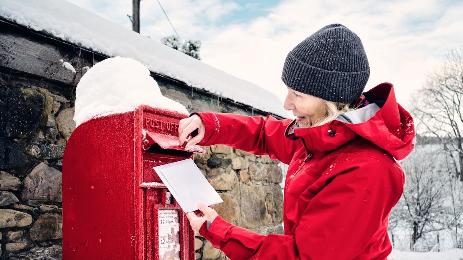 Wysyłane z różnych części świata kartki musiały dotrzeć na czas