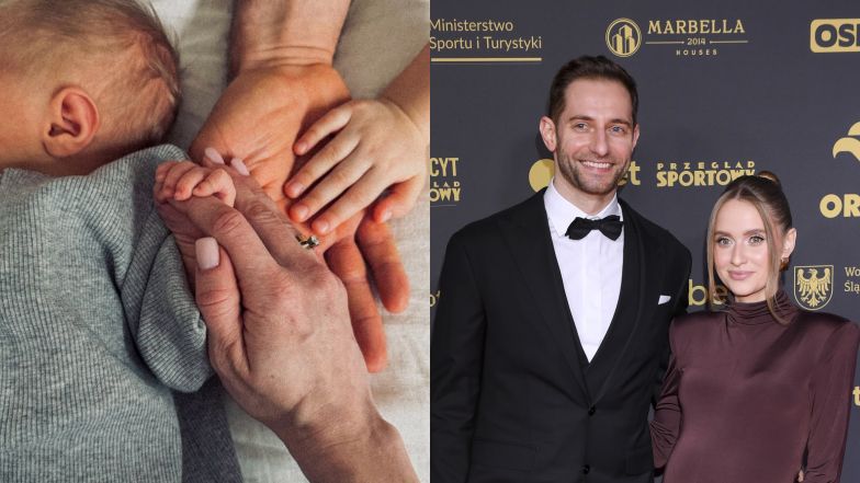 Grzegorz Łomacz i Aleksandra Łomacz zostali rodzicami

