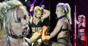 Britney Spears w staniku z ćwiekami TAŃCZY NA RURZE i WIJE SIĘ z półnagimi tancerzami (ZDJĘCIA)