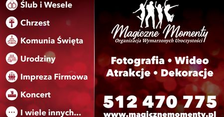 Magiczne Momenty – Organizacja Wymarzonych Uroczystości
