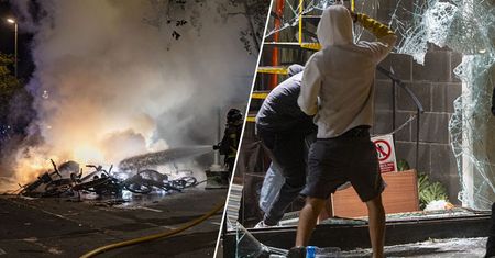 Protest studentów w Barcelonie. Plądrowanie sklepów, starcia z policją