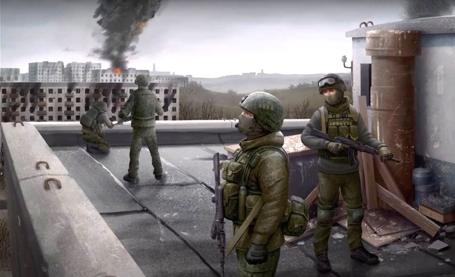 Propagandowa gra z Rosji "Squad 22: ZOV" o inwazji na Ukrainę