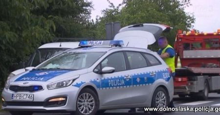 Pościg i strzały w Strzelinie. Kierowca w końcu został schwytany