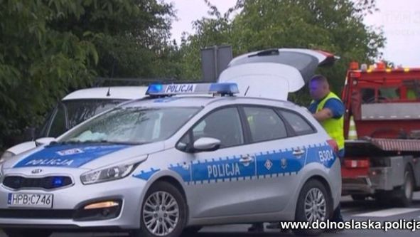 Pościg i strzały w Strzelinie. Kierowca w końcu został schwytany