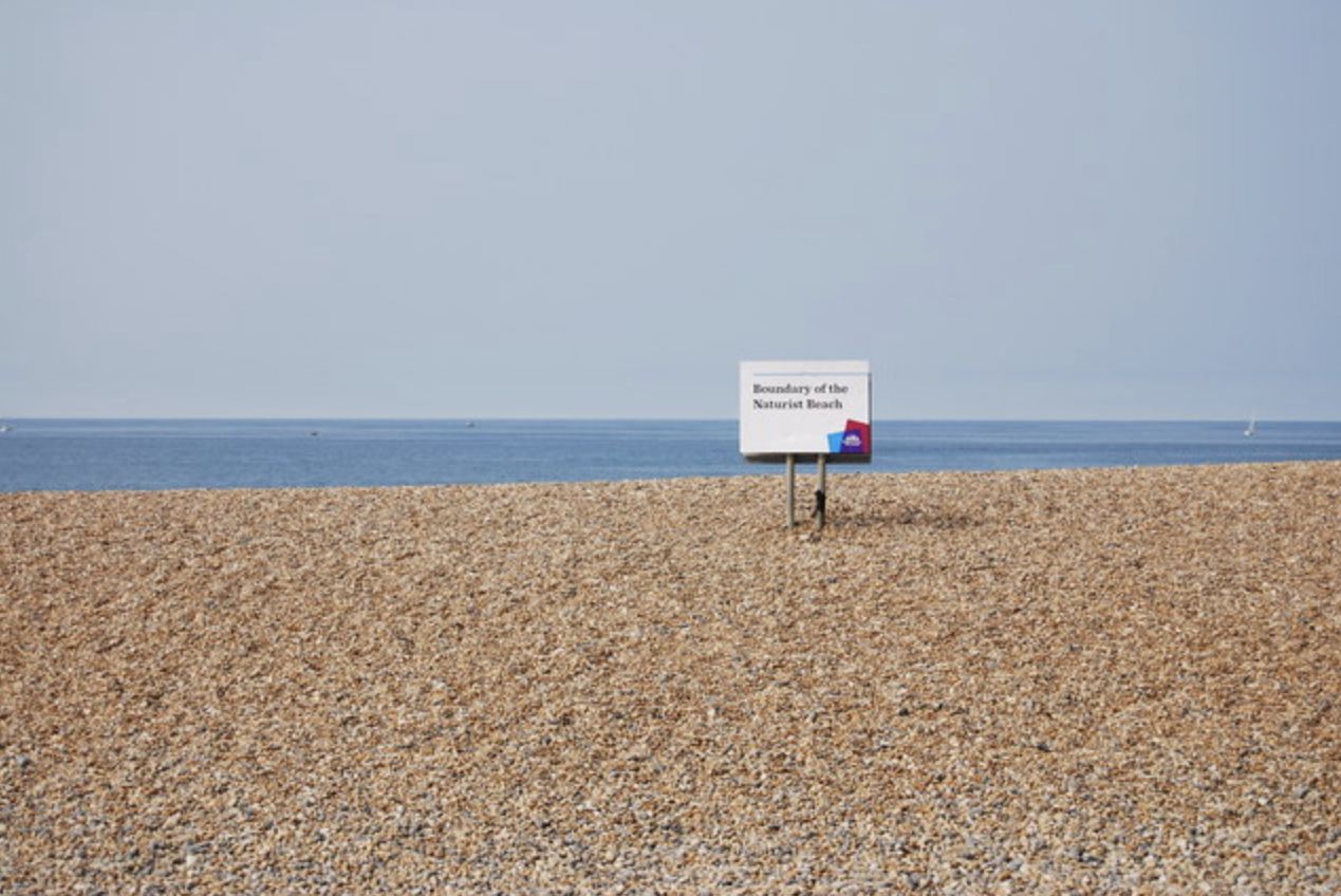 Plaża dla naturystów w Brighton