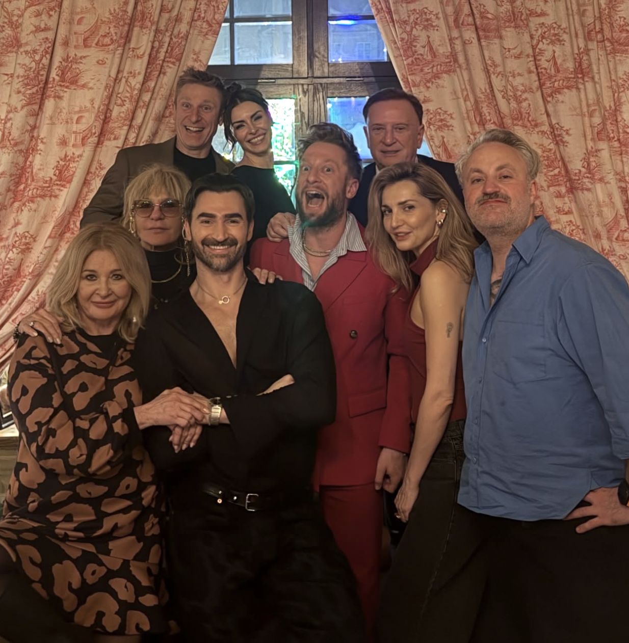 Michał Danilczuk z bliskimi na swoich urodzinach