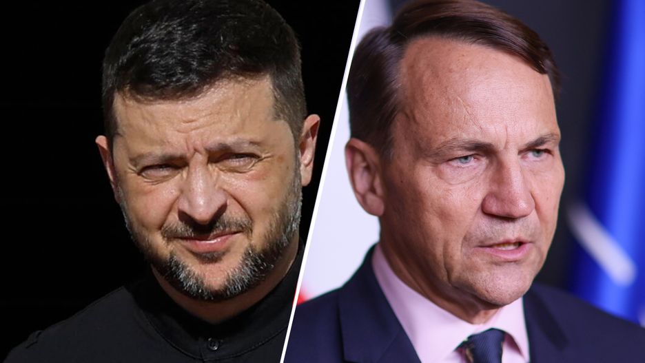 Wołodymyr Zełenski rozmawiał z Radosławem Sikorskim