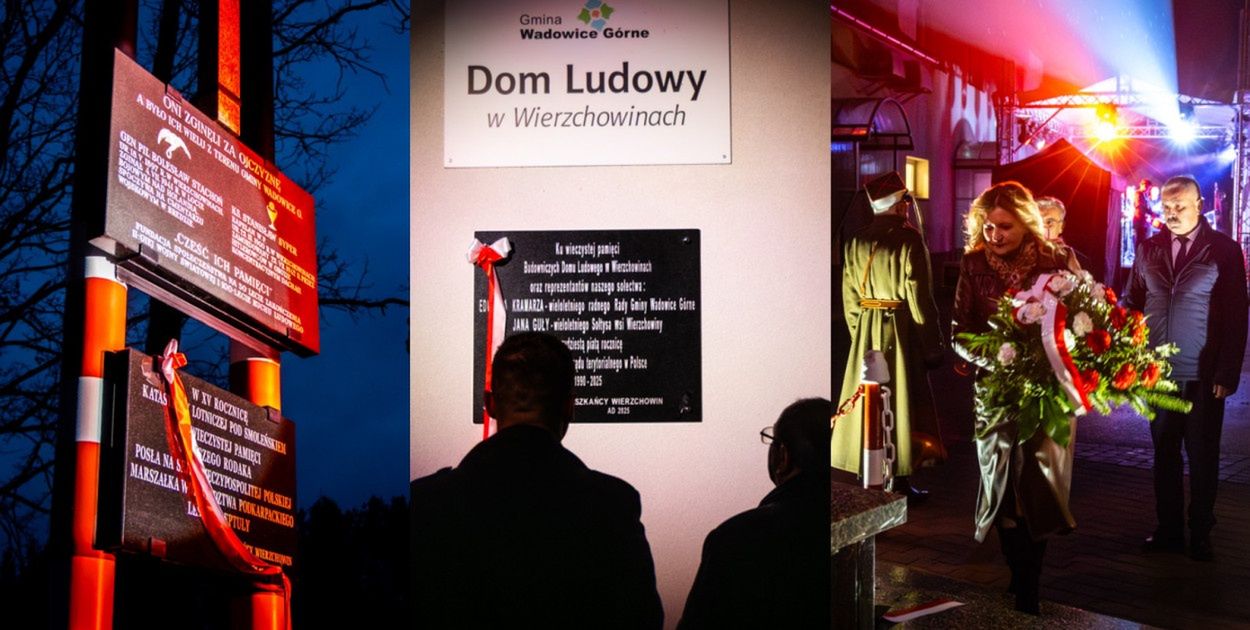 Wierzchowiny: W Święto Niepodległości upamiętniono mieszkańców Wadowic Górnych