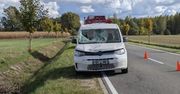 Jaskółowo: Potrącenie rowerzysty. Mężczyzna wpadł do środka auta
