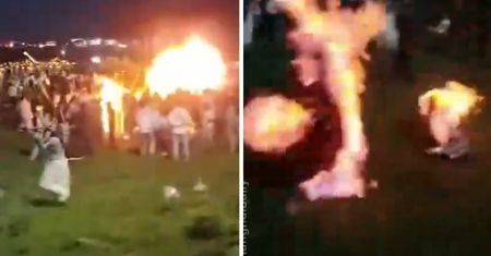 Horror w Chinach. Przewróciło się wiadro z łatwopalną cieczą
