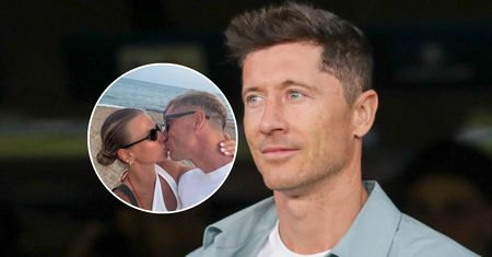 Robert Lewandowski wstawił urocze zdjęcie z okazji urodzin żony. Zasypał Annę buziakami