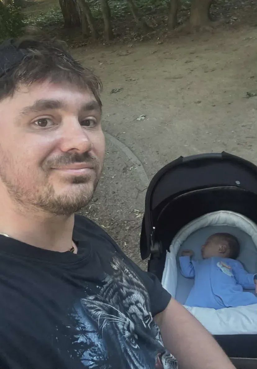 Daniel Martyniuk z synem